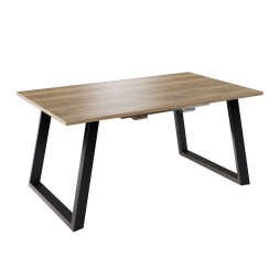 Комплект Стол ПЕРСЕЙ EGGER 1620(+500+500)*950 Опора ПЕРСЕЙ Металл Черный Матовый м