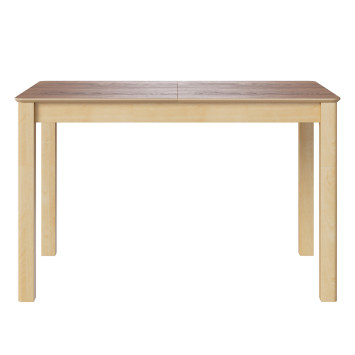 Комплект Стол МАКЛУ-02 1200(+360)*800 Массив Комплект ножек для стола Айсберг Береза лак