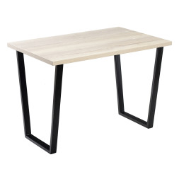 Комплект Стол АТЛАНТ 10 EGGER 1620*950 ОПОРА (А7,8,9,10) Черный матовый м