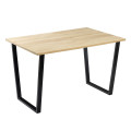 Комплект Стол АТЛАНТ 10 EGGER 1620*950 ОПОРА (А7,8,9,10) Черный матовый м