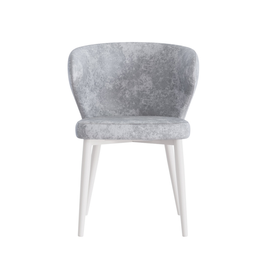 Комплект Стул МОНТАНА сиденье, Каркас для стула МОНТАНА МЕТАЛЛ Белый м