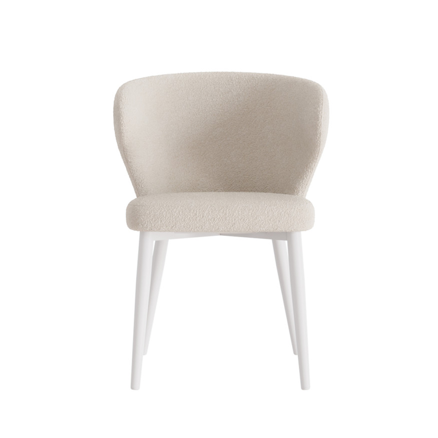 Комплект Стул МОНТАНА сиденье, Каркас для стула МОНТАНА МЕТАЛЛ Белый м