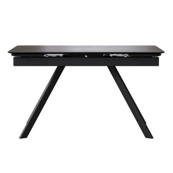 Комплект Стол КУПЕР-1 HPL Compact 4мм 1400(+290+290)*900 Опора КУПЕР Металл Черный Матовый м