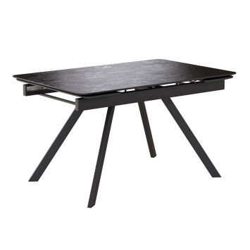 Комплект Стол КУПЕР-1 HPL Compact 4мм 1400(+290+290)*900 Опора КУПЕР Металл Черный Матовый м