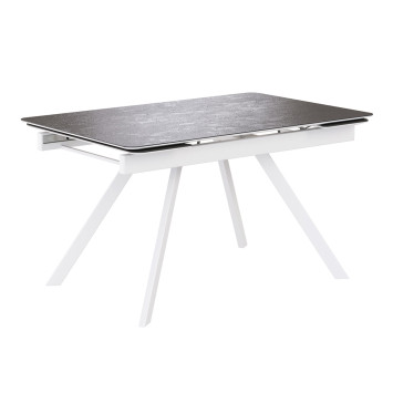 Комплект Стол КУПЕР-1 HPL Compact 4мм 1400(+290+290)*900 Опора КУПЕР Металл Белый м