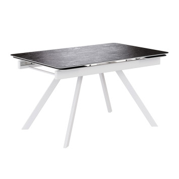 Комплект Стол КУПЕР-1 HPL Compact 4мм 1400(+290+290)*900 Опора КУПЕР Металл Белый м