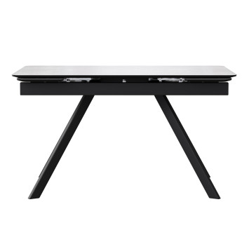 Комплект Стол КУПЕР-2 HPL Compact 4мм 1200(+290+290)*800 Опора КУПЕР Металл Черный Матовый м