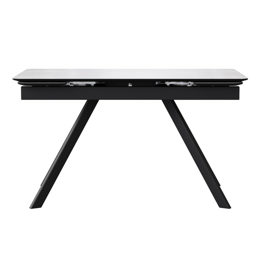 Комплект Стол КУПЕР-2 HPL Compact 4мм 1200(+290+290)*800 Опора КУПЕР Металл Черный Матовый м