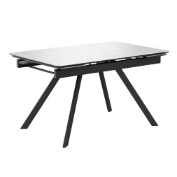 Комплект Стол КУПЕР-2 HPL Compact 4мм 1200(+290+290)*800 Опора КУПЕР Металл Черный Матовый м