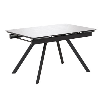 Комплект Стол КУПЕР-2 HPL Compact 4мм 1200(+290+290)*800 Опора КУПЕР Металл Черный Матовый м