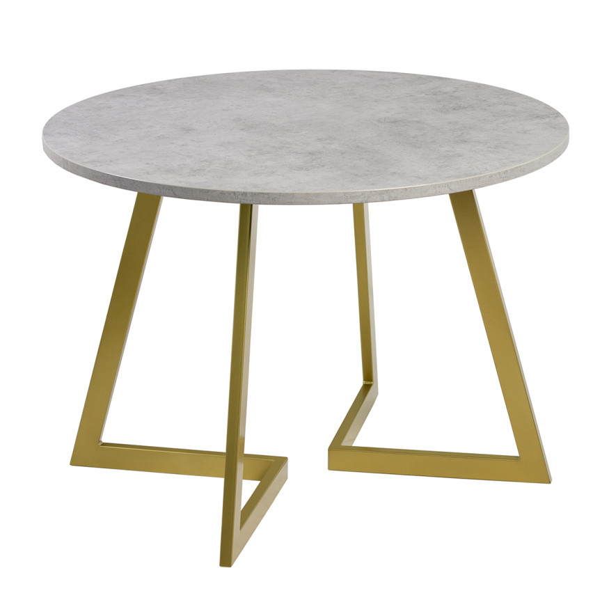 Комплект Стол ГЕРМЕС D-1050 EGGER Опора ГЕРМЕС Золото