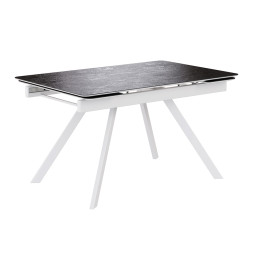 Комплект Стол КУПЕР-2 HPL Compact 4мм 1200(+290+290)*800 Опора КУПЕР Металл Белый м