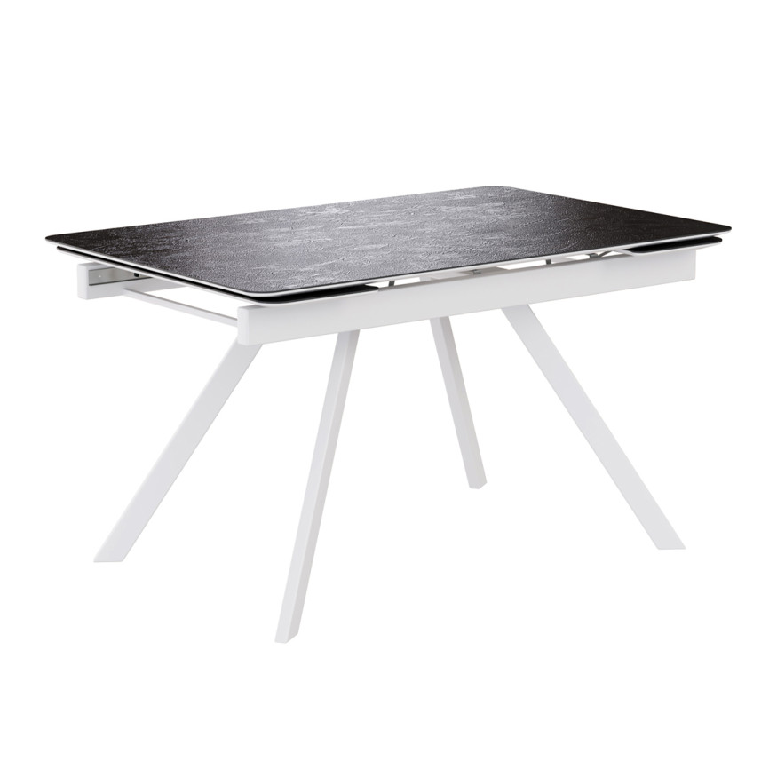 Комплект Стол КУПЕР-2 HPL Compact 4мм 1200(+290+290)*800 Опора КУПЕР Металл Белый м