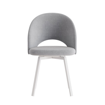 Комплект Стул ШАДЕ, Каркас для стула РИЛЛИ поворотный разборный металл Белый м