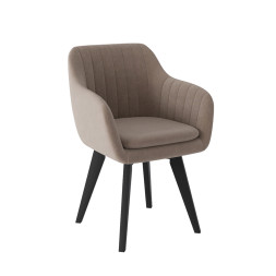 Комплект Стул ТРЕВИС XL, КАРКАС СТАНДАРТ МАССИВ Черный