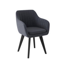 Комплект Стул ТРЕВИС XL, КАРКАС СТАНДАРТ МАССИВ Черный