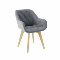 Комплект Стул ЧЕЛСИ универсальный, КАРКАС СТАНДАРТ МАССИВ Береза лак