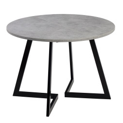 Комплект Стол РИМ D-1050(+450) EGGER ОПОРА РИМ Черный Матовый м