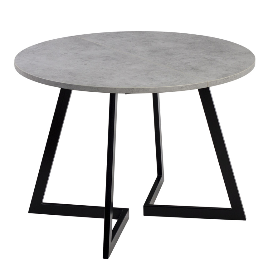 Комплект Стол РИМ D-1050(+450) EGGER ОПОРА РИМ Черный Матовый м