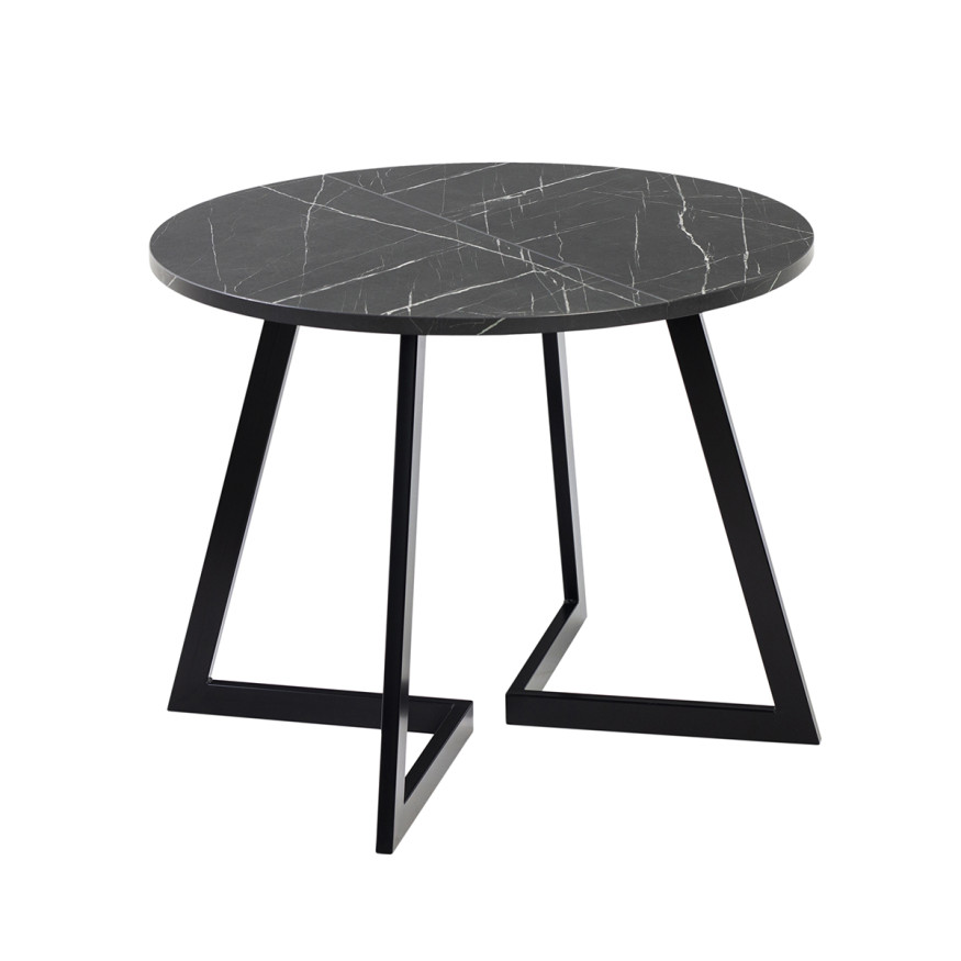 Комплект Стол РИМ D-1050(+450) EGGER ОПОРА РИМ Черный Матовый м