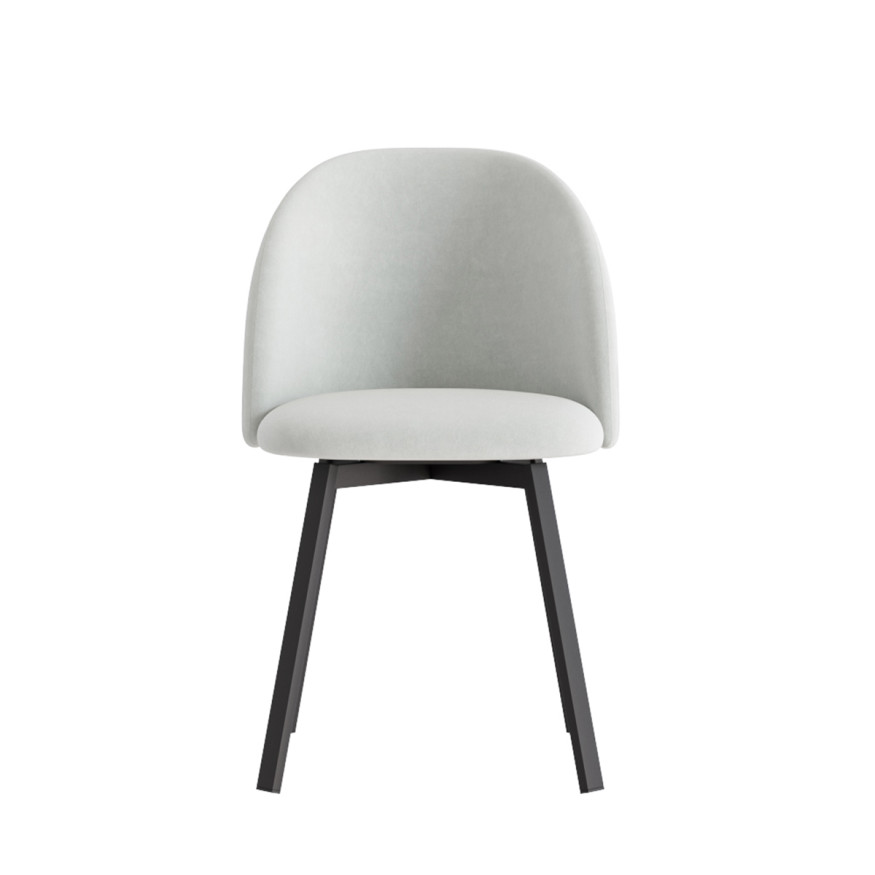 Комплект Стул ДЭЙЗИ, Каркас для стула РИЛЛИ поворотный разборный металл Черный матовый м