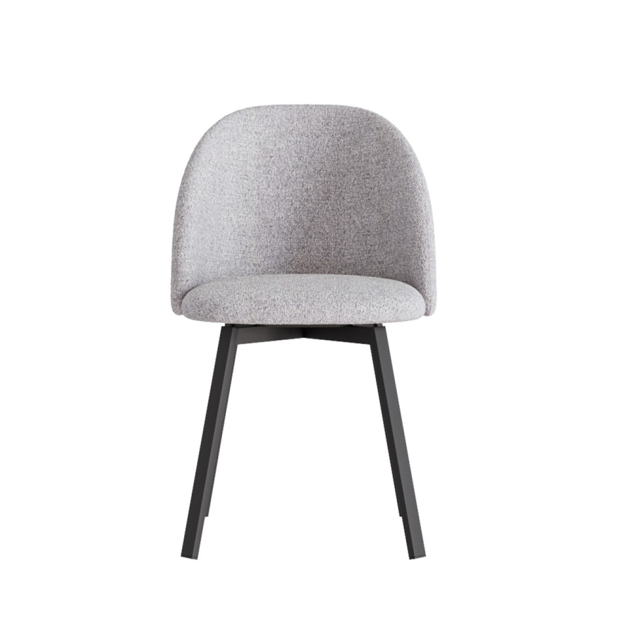 Комплект Стул ДЭЙЗИ, Каркас для стула РИЛЛИ поворотный разборный металл Черный матовый м