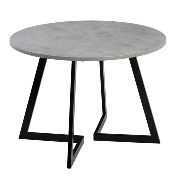 Комплект Стол РИМ D-940(+450) EGGER ОПОРА РИМ Черный матовый М