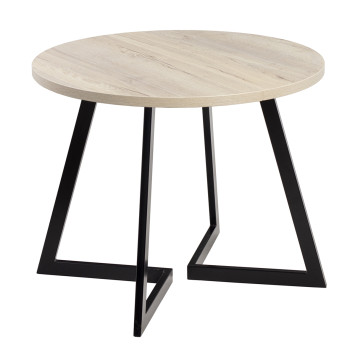 Комплект Стол РИМ D-940(+450) EGGER ОПОРА РИМ Черный матовый М