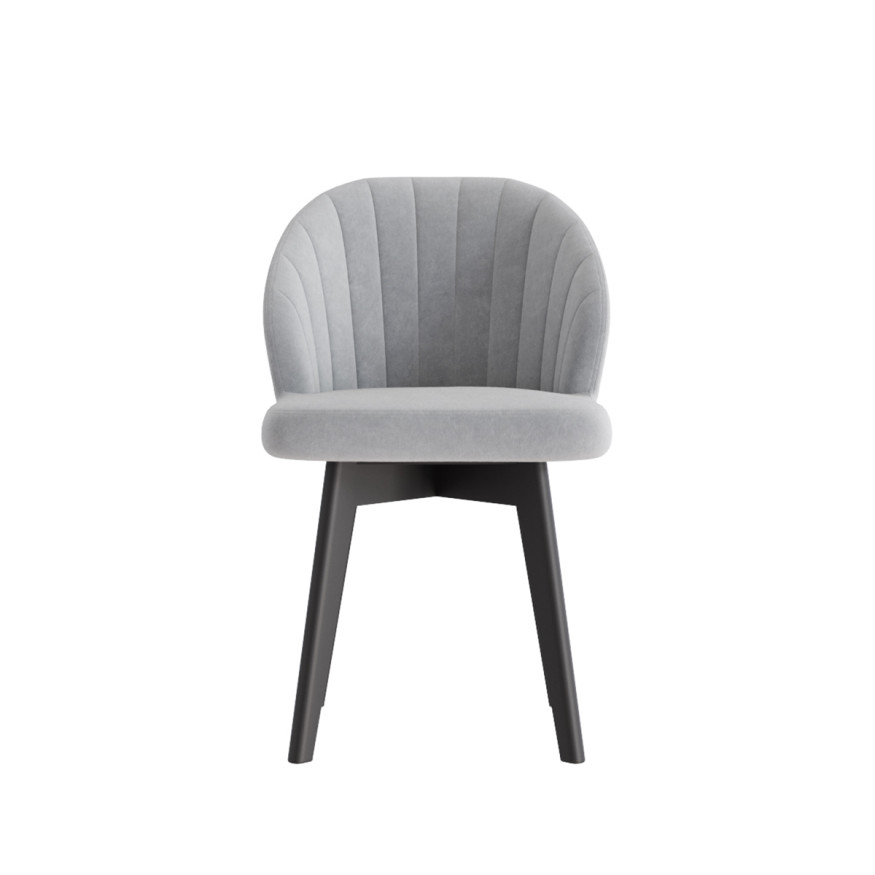 Комплект Стул УНО&amp;quot; СИДЕНЬЕ, КАРКАС КОМПАКТ МАССИВ Черный