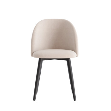 Комплект Стул ДЭЙЗИ, КАРКАС СТЕЛС Черный матовый М