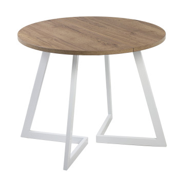 Комплект Стол РИМ D-940(+450) EGGER ОПОРА РИМ Белый м