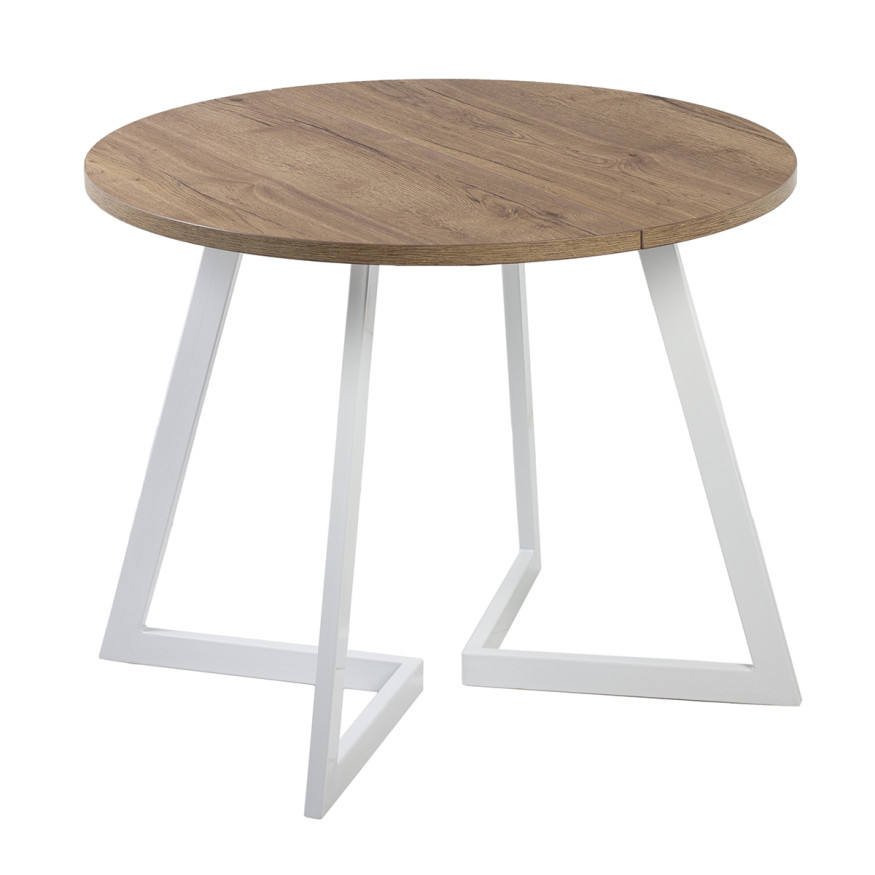 Комплект Стол РИМ D-940(+450) EGGER ОПОРА РИМ Белый м