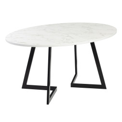 Комплект Стол ОЛСЕН 1500(+450)*1050 Опора ОЛСЕН Черный Матовый м