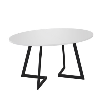 Комплект Стол ОЛСЕН 1500(+450)*1050 Опора ОЛСЕН Черный Матовый м