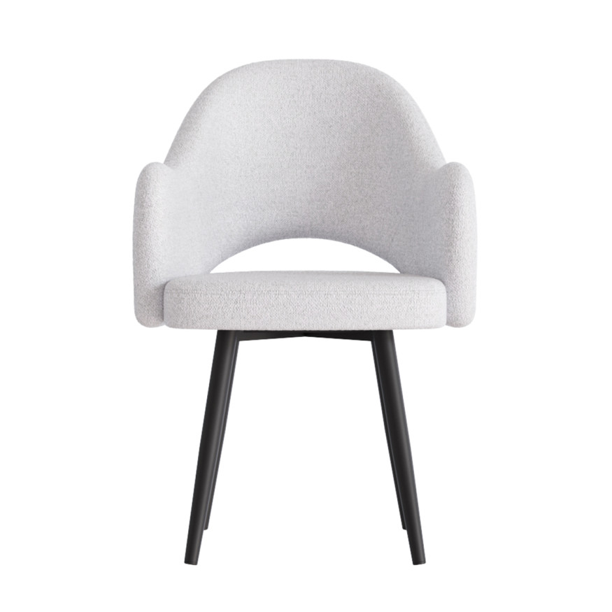 Комплект Стул КЛЕО сиденье NEW, КАРКАС СТЕЛС Черный матовый М