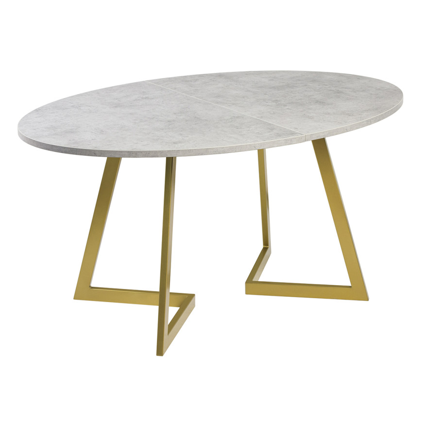 Комплект Стол ОЛСЕН 1500(+450)*1050 Опора ОЛСЕН Золото