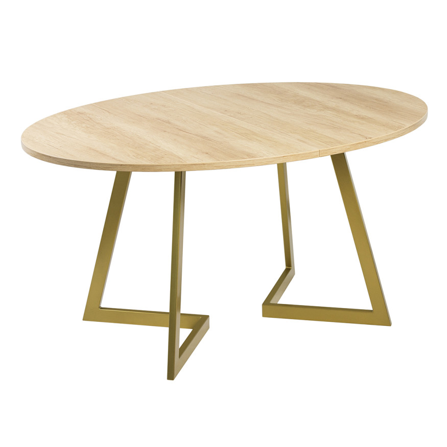 Комплект Стол ОЛСЕН 1500(+450)*1050 Опора ОЛСЕН Золото