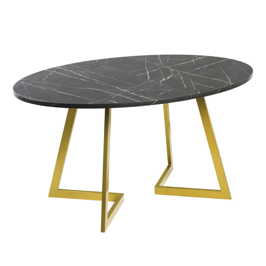 Комплект Стол ОЛСЕН 1500(+450)*1050 Опора ОЛСЕН Золото