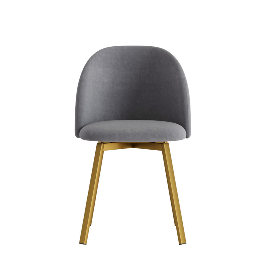 Комплект Стул ДЭЙЗИ, Каркас для стула ФАНТОМ разборный металл Золото