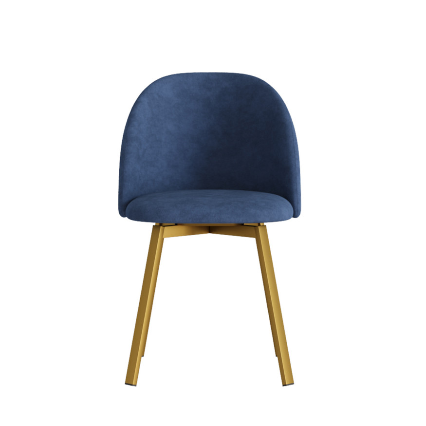 Комплект Стул ДЭЙЗИ, Каркас для стула ФАНТОМ разборный металл Золото