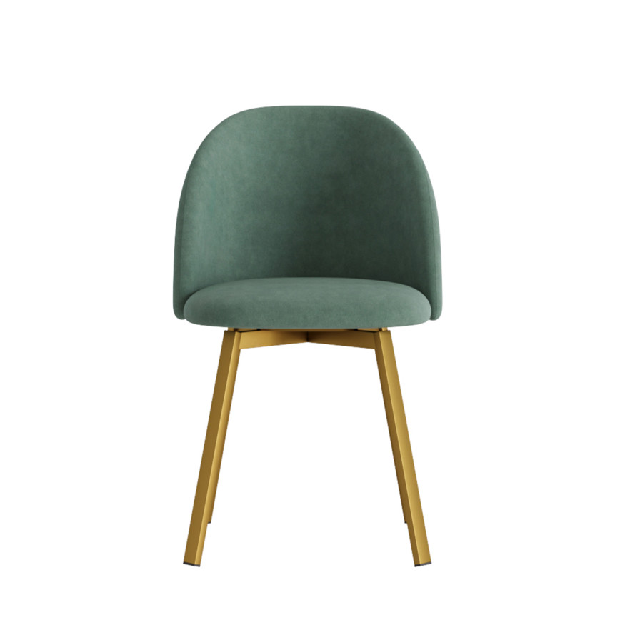 Комплект Стул ДЭЙЗИ, Каркас для стула ФАНТОМ разборный металл Золото