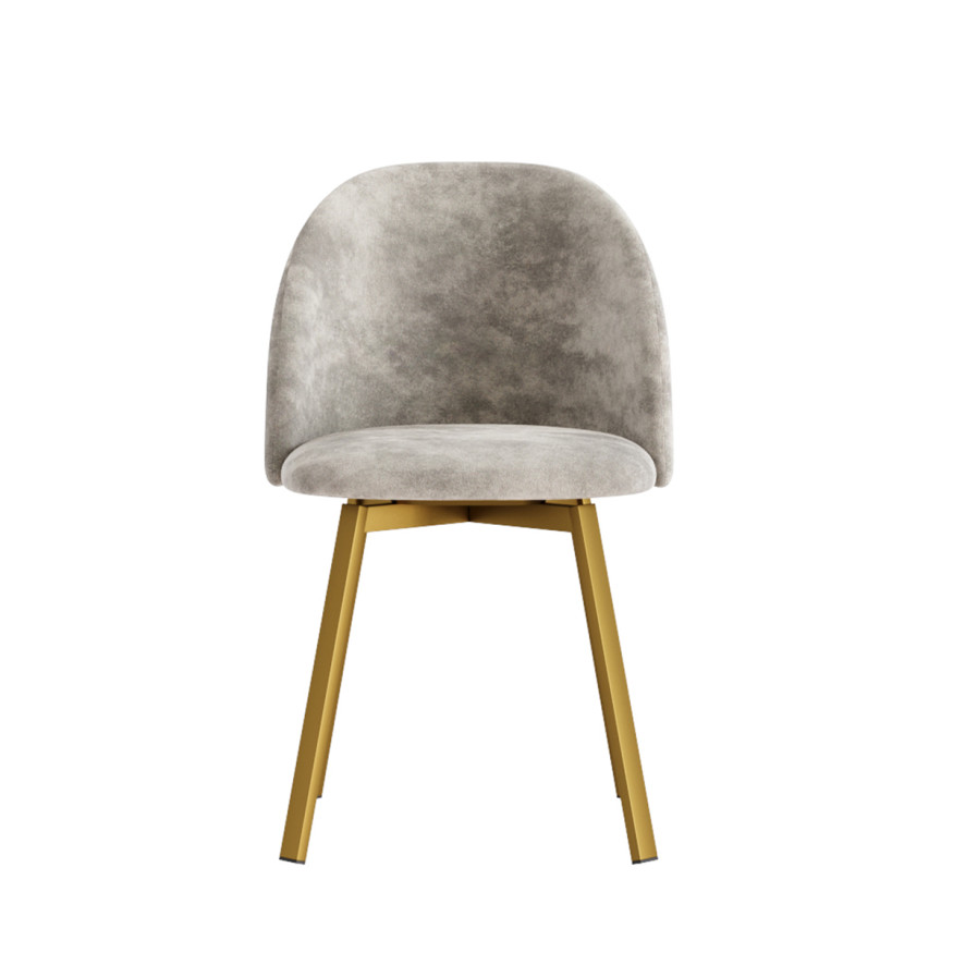 Комплект Стул ДЭЙЗИ, Каркас для стула ФАНТОМ разборный металл Золото