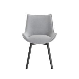 Комплект Стул НАОМИ сиденье, Каркас РИЛЛИ поворотный разборный металл Черный матовый м