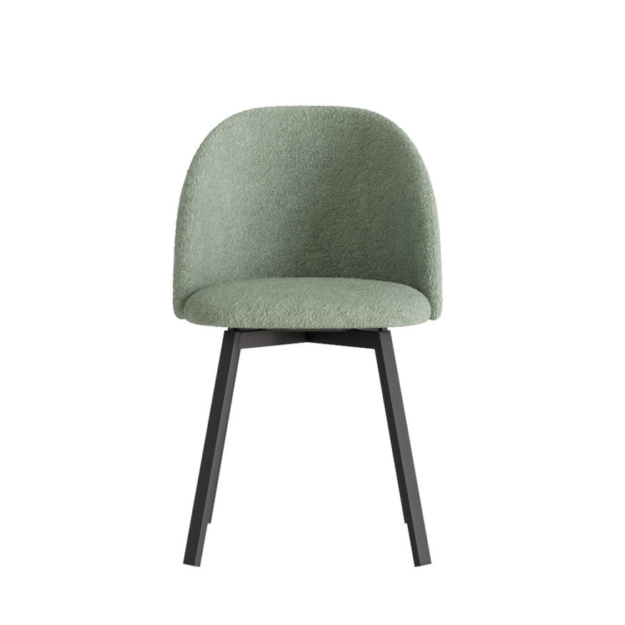 Комплект Стул ДЭЙЗИ, Каркас для стула ФАНТОМ разборный металл Черный матовый м