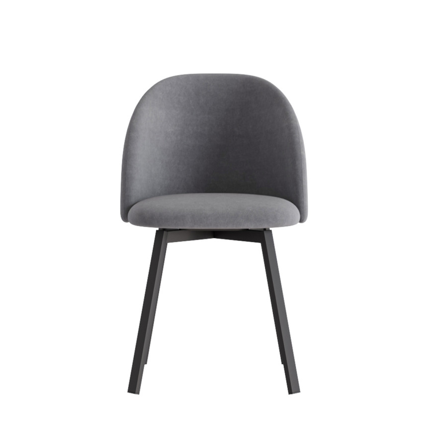 Комплект Стул ДЭЙЗИ, Каркас для стула ФАНТОМ разборный металл Черный матовый м