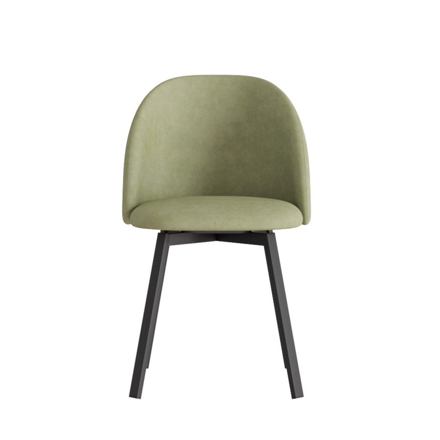 Комплект Стул ДЭЙЗИ, Каркас для стула ФАНТОМ разборный металл Черный матовый м