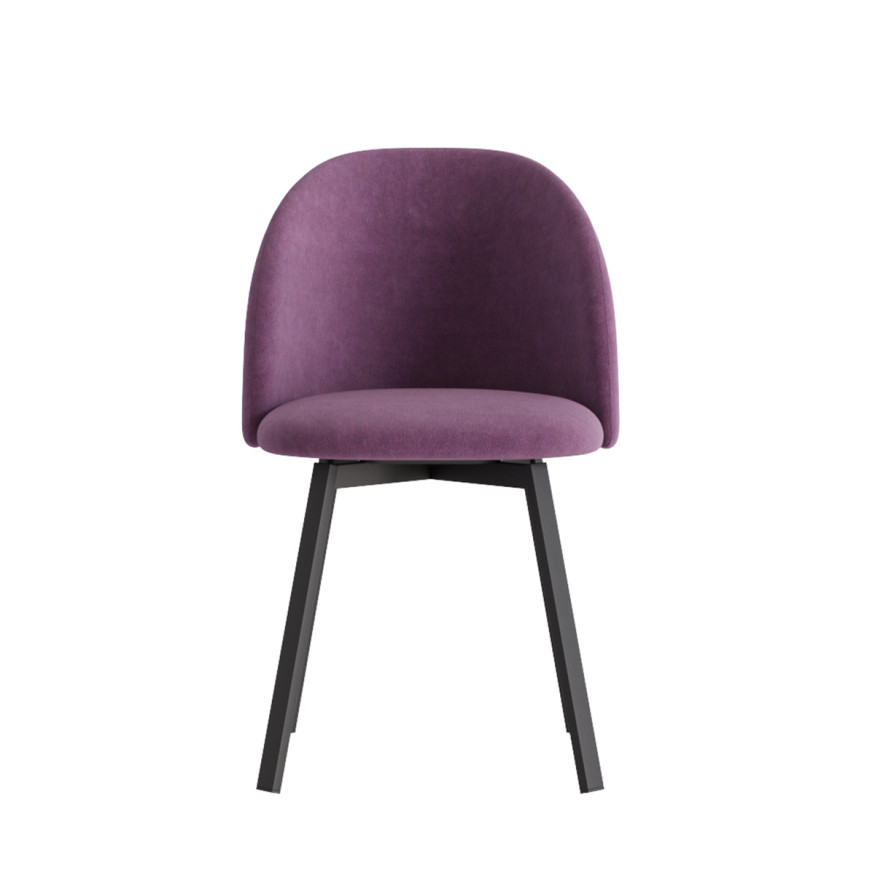 Комплект Стул ДЭЙЗИ, Каркас для стула ФАНТОМ разборный металл Черный матовый м