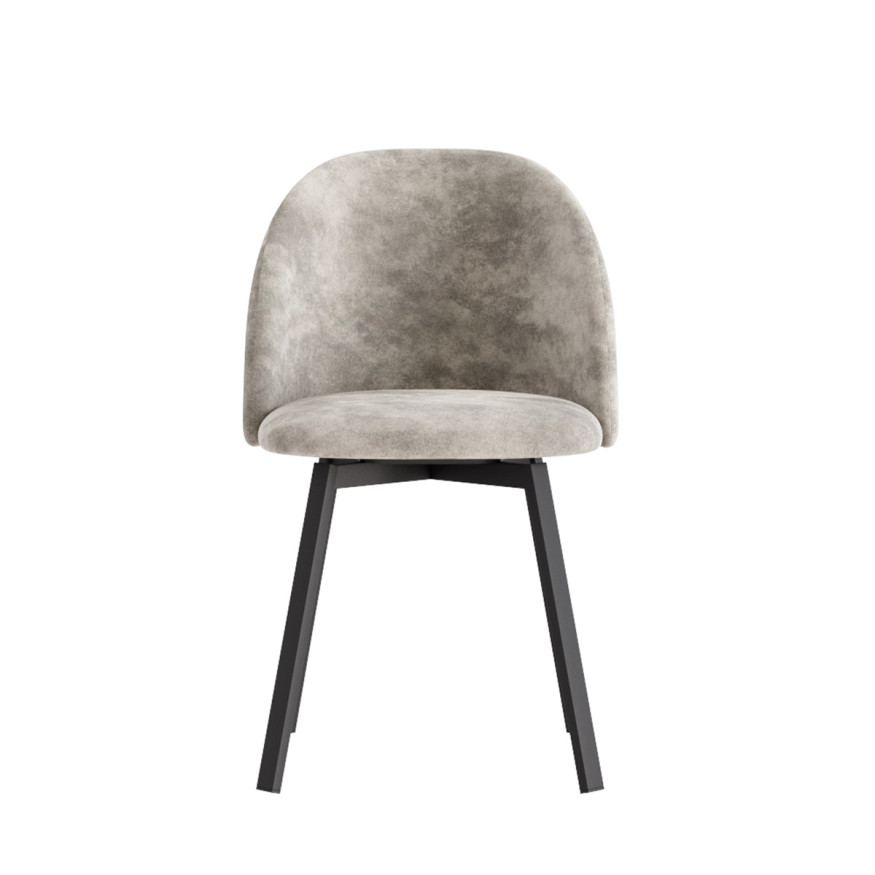 Комплект Стул ДЭЙЗИ, Каркас для стула ФАНТОМ разборный металл Черный матовый м