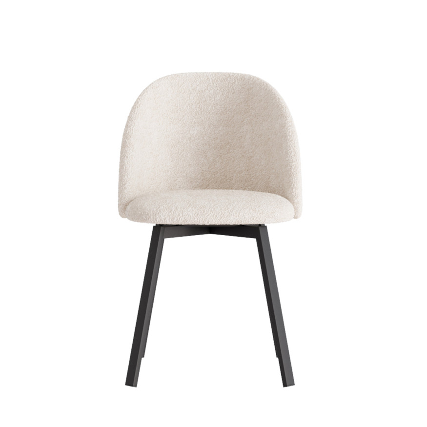 Комплект Стул ДЭЙЗИ, Каркас для стула ФАНТОМ разборный металл Черный матовый м