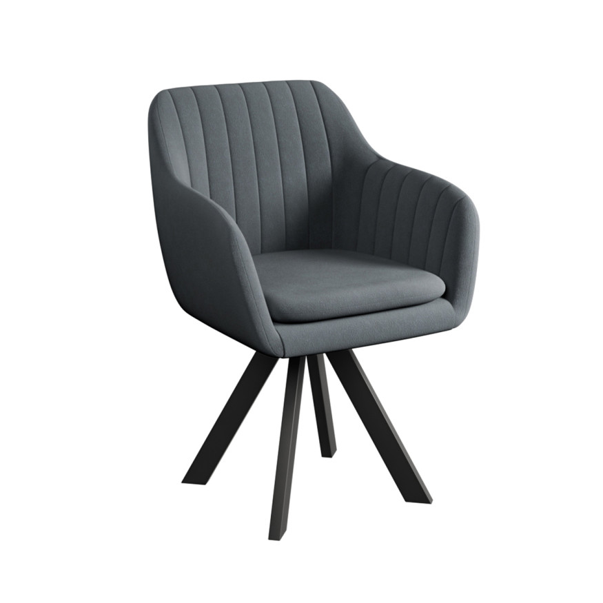 Комплект Стул ТРЕВИС XL, КАРКАС РОДЕО Черный матовый М